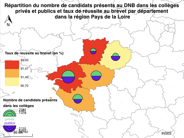Nombre de candidats et taux de réussite